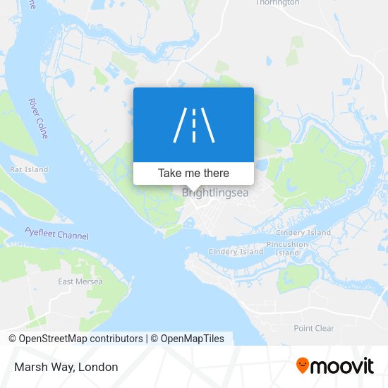 Marsh Way map