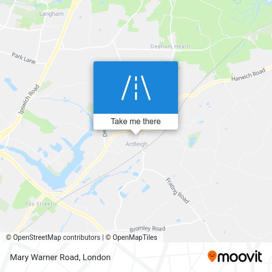 Mary Warner Road map