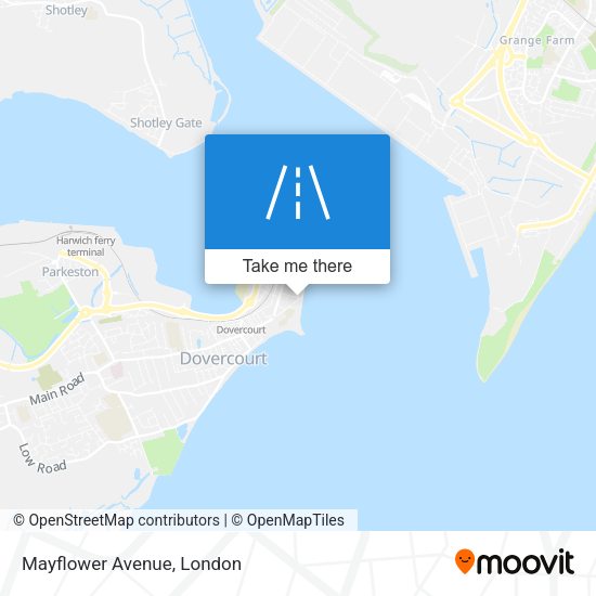 Mayflower Avenue map