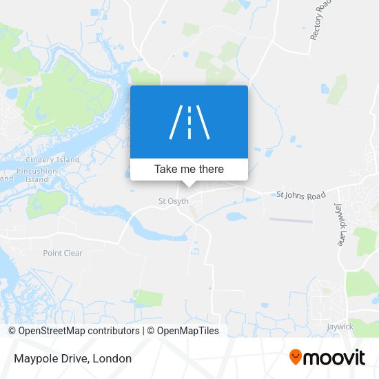 Maypole Drive map