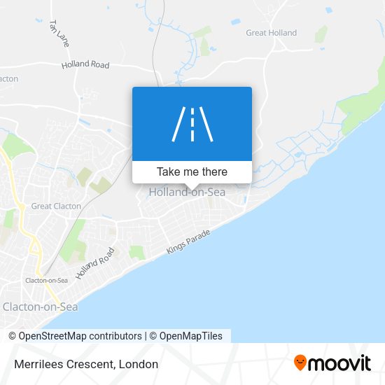 Merrilees Crescent map