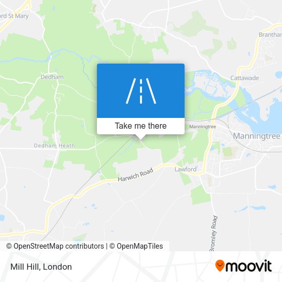Mill Hill map