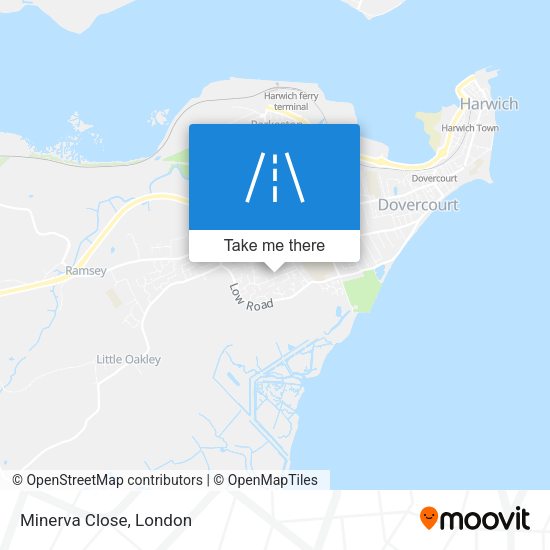 Minerva Close map