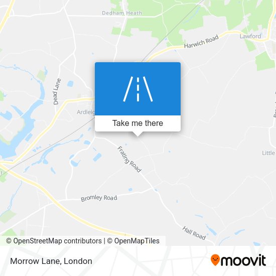 Morrow Lane map