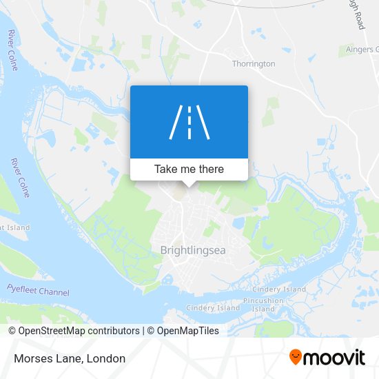 Morses Lane map