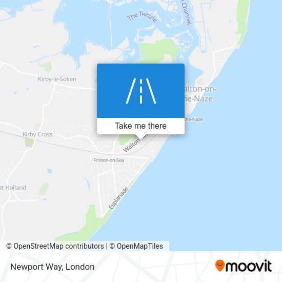 Newport Way map