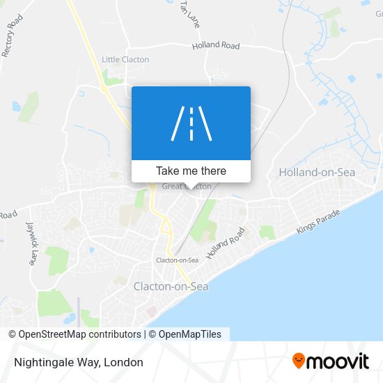 Nightingale Way map