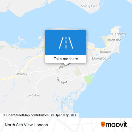 North Sea View map