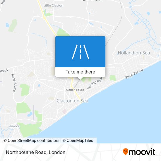 Northbourne Road map