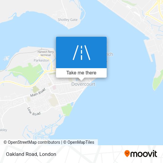 Oakland Road map