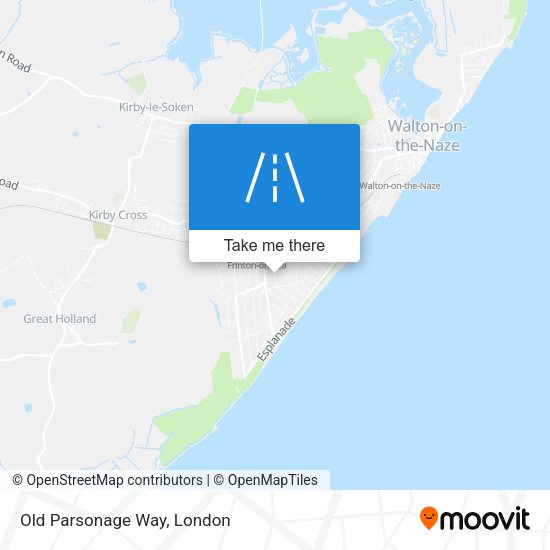 Old Parsonage Way map