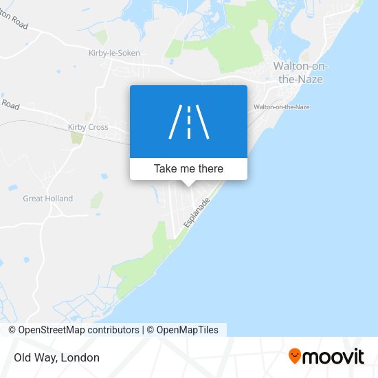 Old Way map