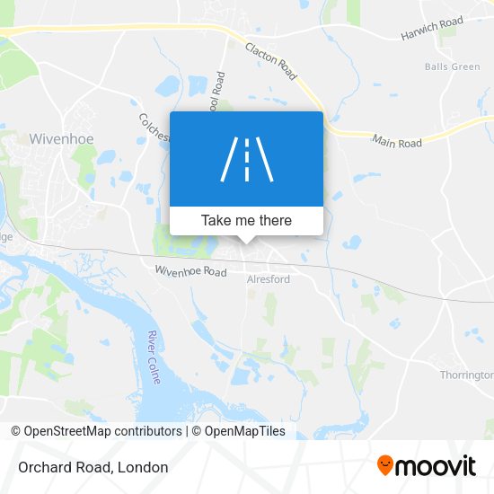 Orchard Road map