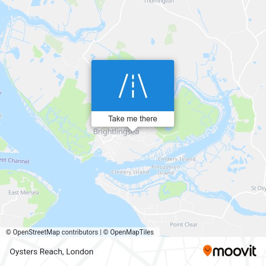Oysters Reach map