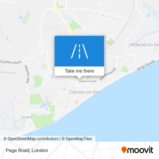 Page Road map