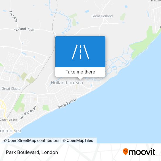 Park Boulevard map