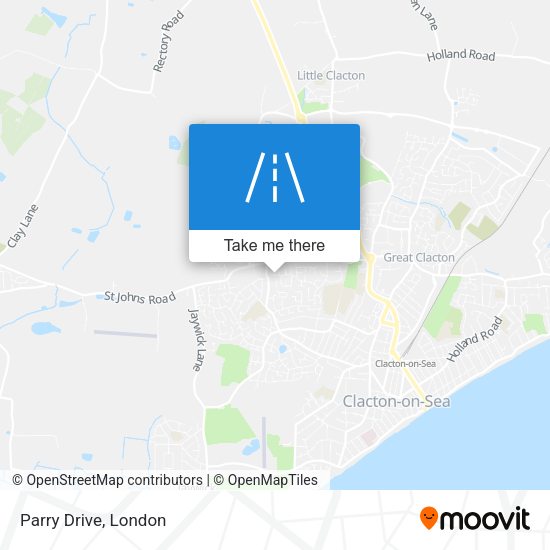 Parry Drive map