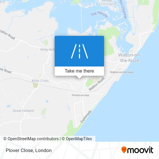 Plover Close map