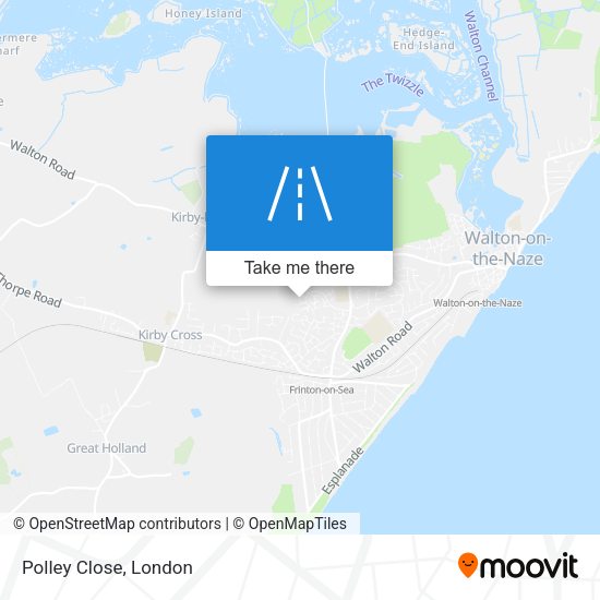 Polley Close map