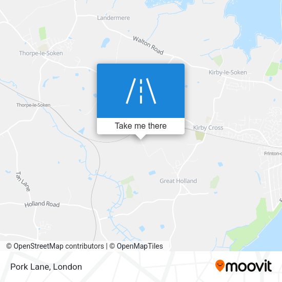 Pork Lane map