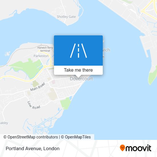 Portland Avenue map
