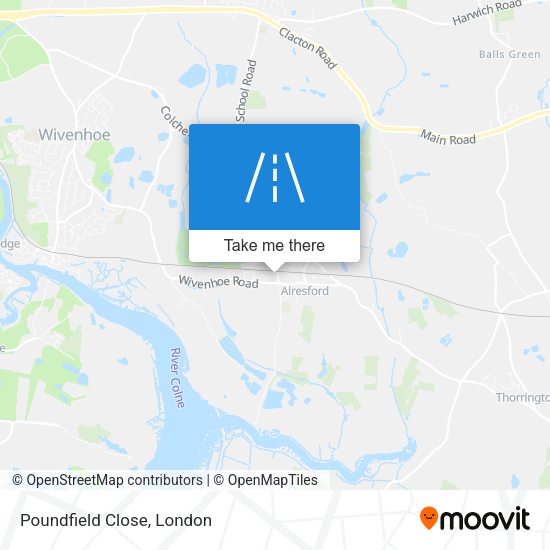Poundfield Close map