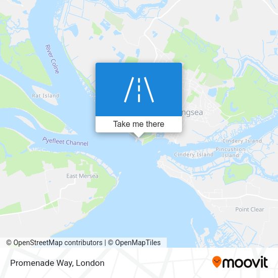 Promenade Way map
