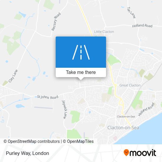 Purley Way map