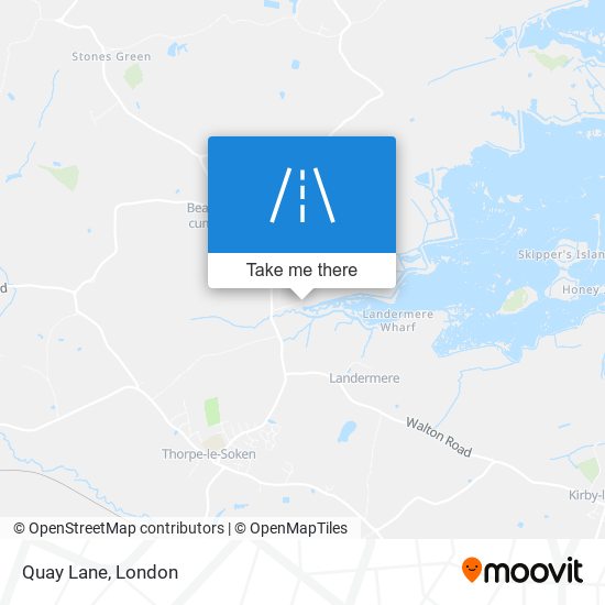 Quay Lane map