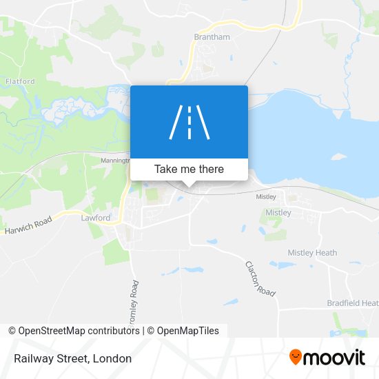 Railway Street map