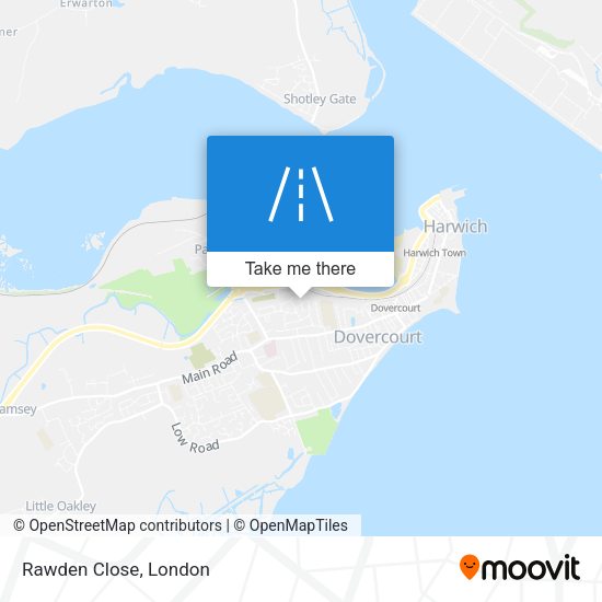 Rawden Close map