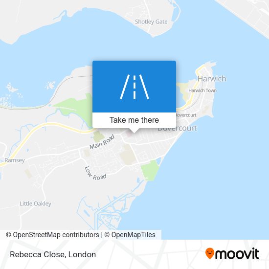 Rebecca Close map