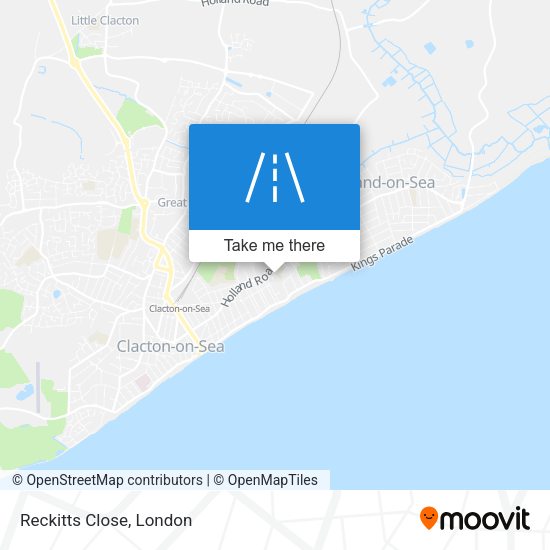 Reckitts Close map