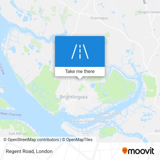 Regent Road map