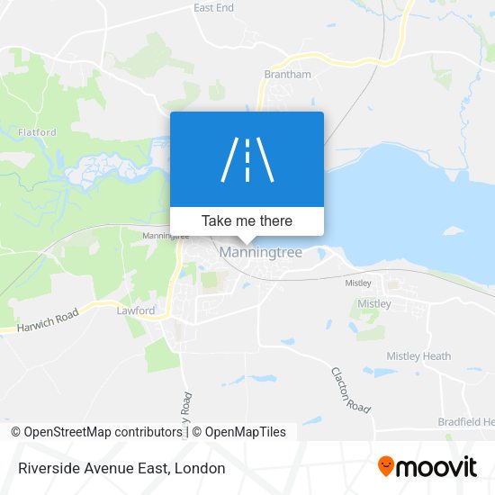 Riverside Avenue East map