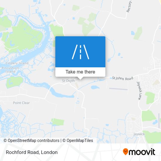 Rochford Road map