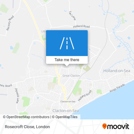 Rosecroft Close map