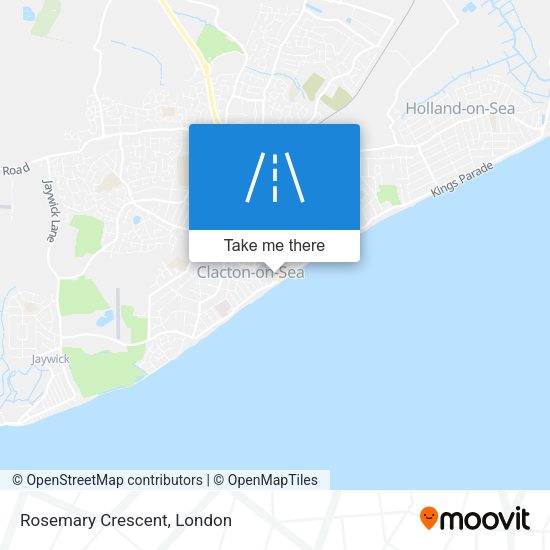 Rosemary Crescent map