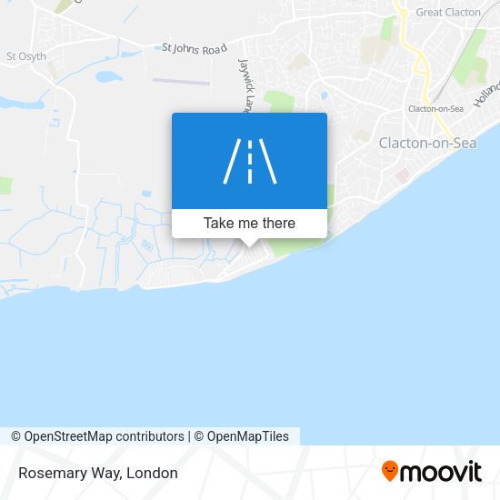 Rosemary Way map