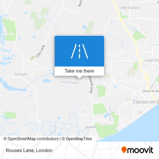 Rouses Lane map