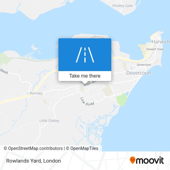 Rowlands Yard map