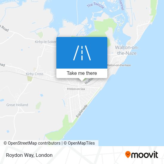 Roydon Way map