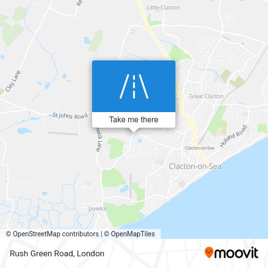 Rush Green Road map