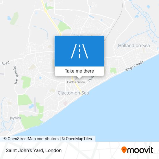 Saint John's Yard map