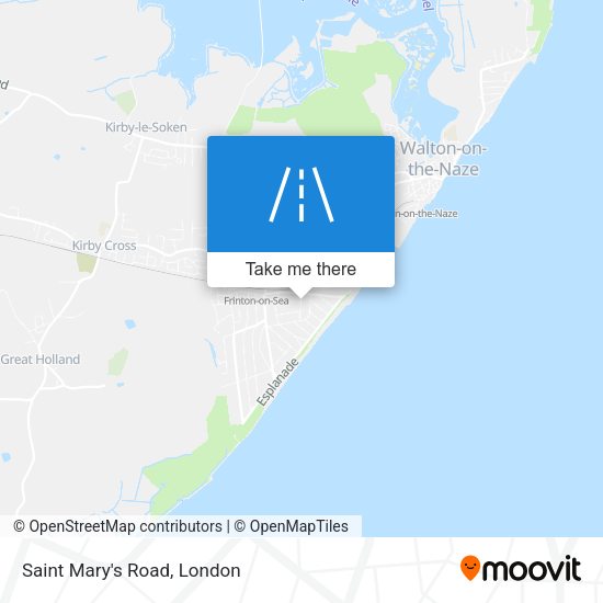 Saint Mary's Road map