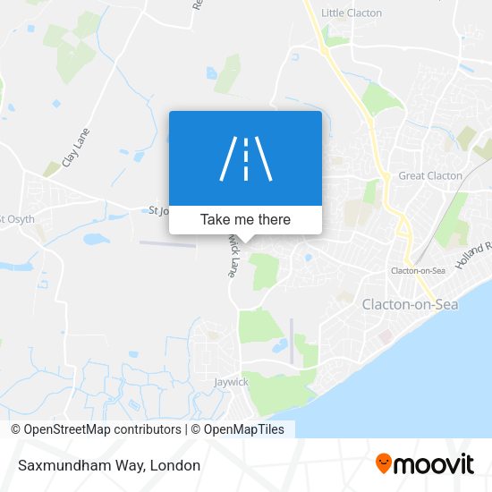 Saxmundham Way map