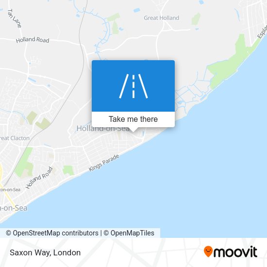 Saxon Way map