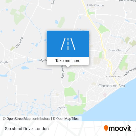 Saxstead Drive map
