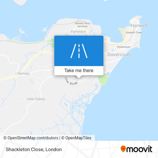 Shackleton Close map