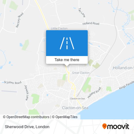 Sherwood Drive map